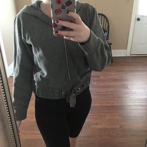 🍁 Super Cute Gray Zip Hoodie